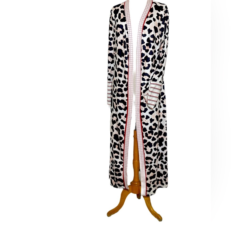 JAK AND RAE COOL LEOPARD, polka dot, striped robe or duster.